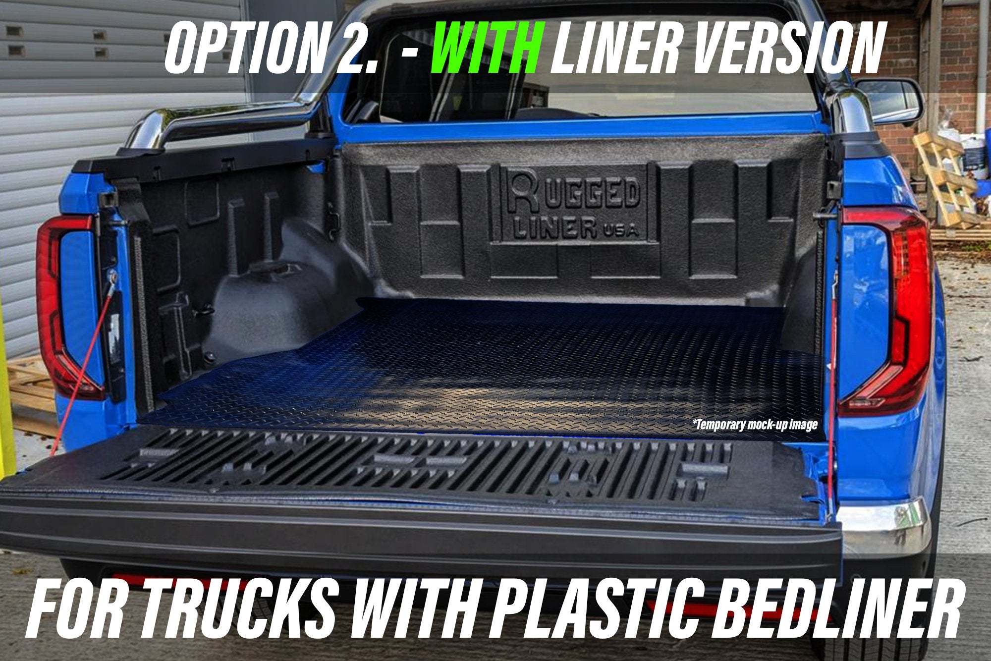 Volkswagen Amarok 2023+ Rubber Load Bed Liner Boot Mat - New Amarok