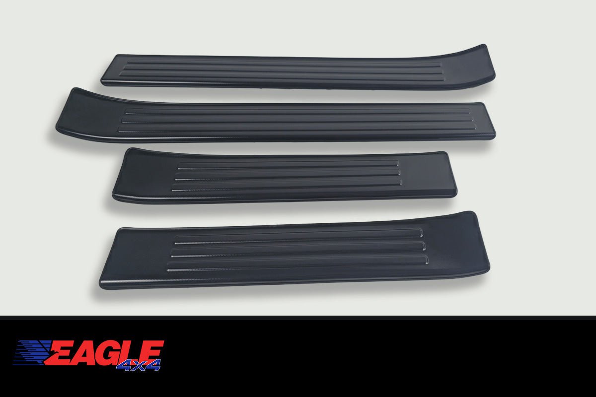 Volkswagen Amarok 2023+ Door Sill Guards (Black Snowflake) - New Amarok
