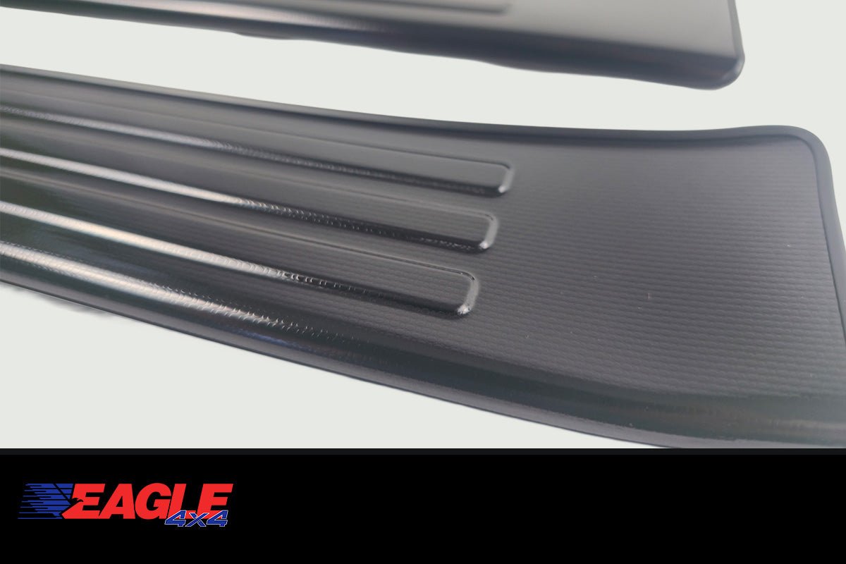 Volkswagen Amarok 2023+ Door Sill Guards (Black Snowflake) - New Amarok