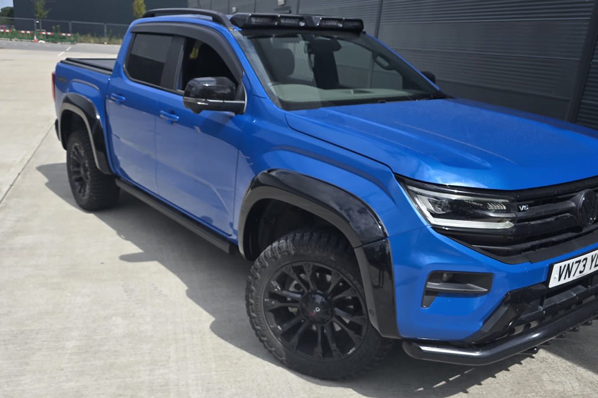 Volkswagen Amarok 2023+ Falcon Wheel Arch Extensions - Gloss Black - New Amarok