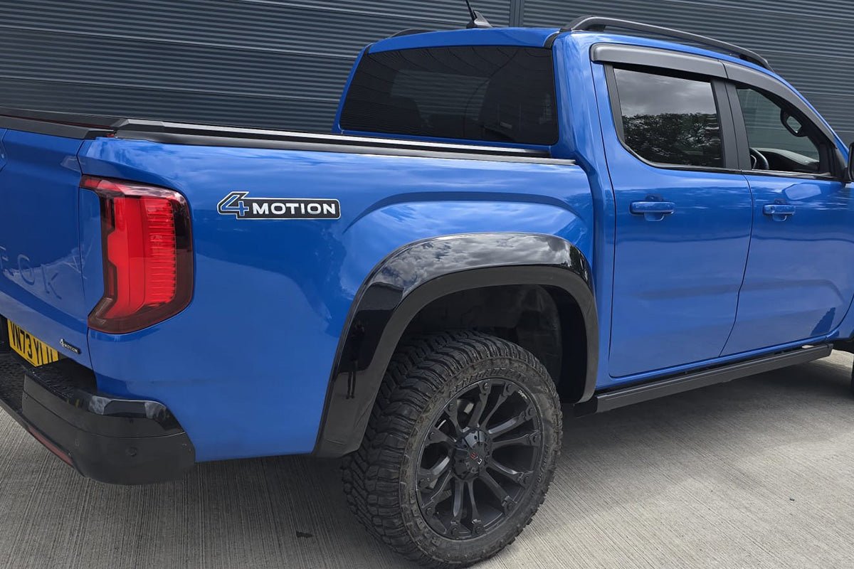 Volkswagen Amarok 2023+ Falcon Wheel Arch Extensions - Gloss Black - New Amarok