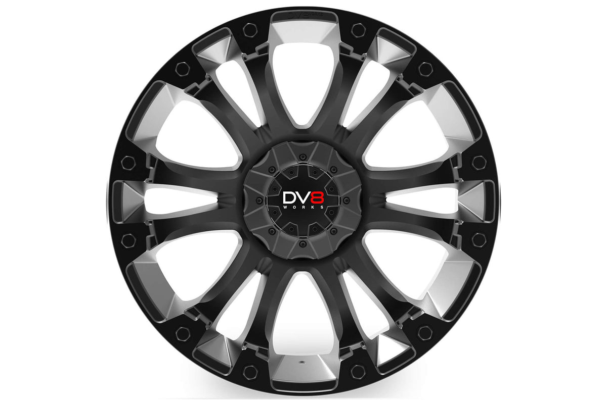 DV8 Works Snare Black 20" Alloy Wheel